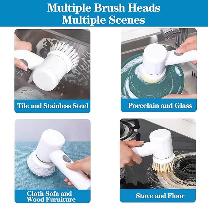 5 In 1 Electric Cleaning Brush
